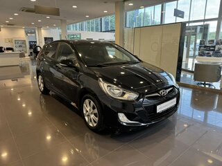 2011 Hyundai Solaris I, чёрный, 599000 рублей, вид 3