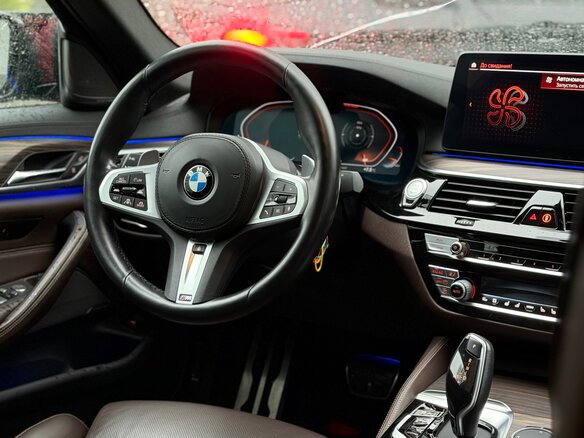 2020 BMW 5 серии 540i xDrive VII (G30/G31/G38) Рестайлинг, синий - вид 27