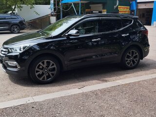 2017 Hyundai Santa Fe III Рестайлинг, чёрный, 2500000 рублей, вид 3