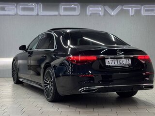 2021 Mercedes-Benz S-Класс 350 d Long 4MATIC VII (W223), чёрный, 8500000 рублей, вид 4