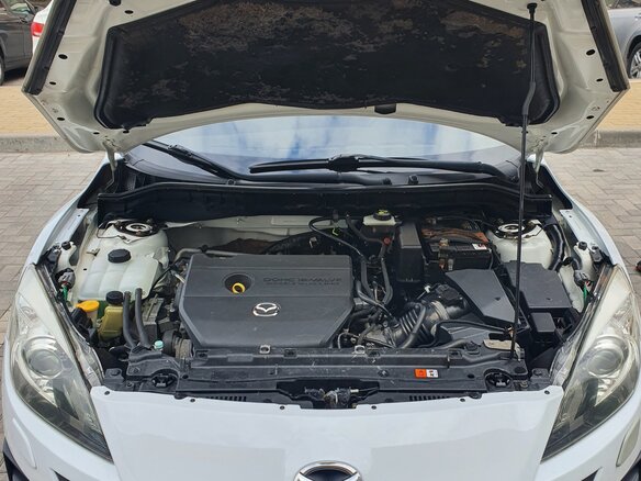 2009 Mazda 3 II (BL), белый, 819000 рублей - вид 1