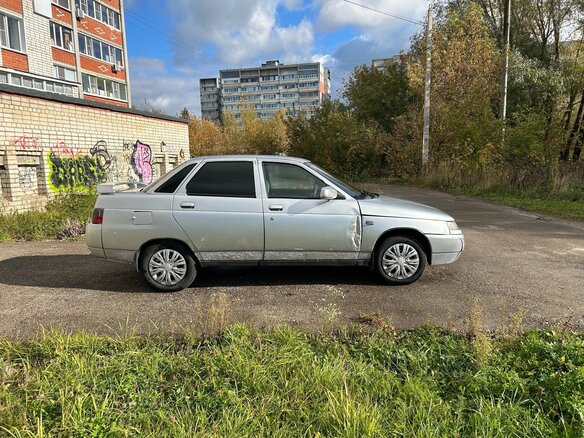 2007 Lada (ВАЗ) 2110, серебристый, 98000 рублей - вид 5