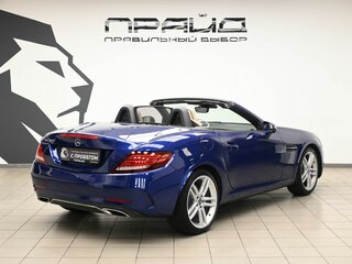 2017 Mercedes-Benz SLC 200 I (R172), синий, 3034000 рублей, вид 4