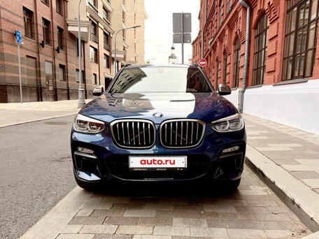 2018 BMW X3 M40i III (G01), синий, 4690000 рублей, вид 2