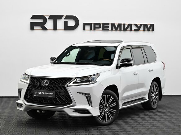 2018 Lexus LX 570 III Рестайлинг 2, белый, 9990000 рублей - вид 4