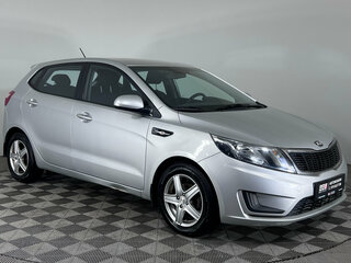 2014 Kia Rio III, серебристый, 760000 рублей, вид 3