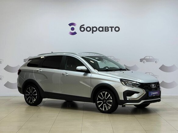 2024 Lada (ВАЗ) Vesta SW Cross I Рестайлинг (NG), серебристый, 1650000 рублей - вид 2