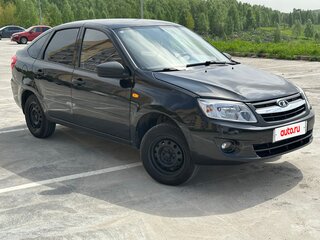2014 Lada (ВАЗ) Granta I, чёрный, 250000 рублей, вид 4