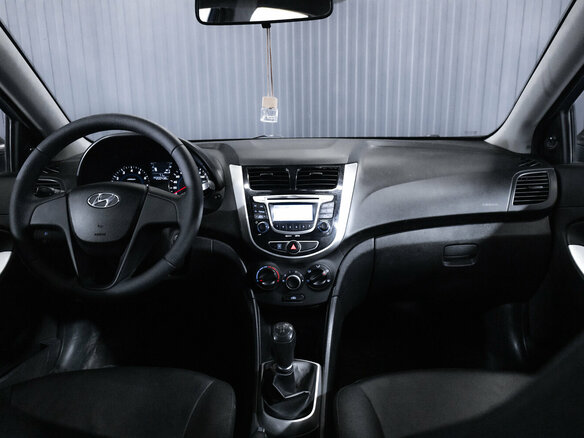 2013 Hyundai Solaris I, синий - вид 12