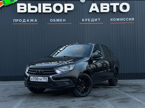 2020 Lada (ВАЗ) Granta I Рестайлинг, чёрный, 680000 рублей