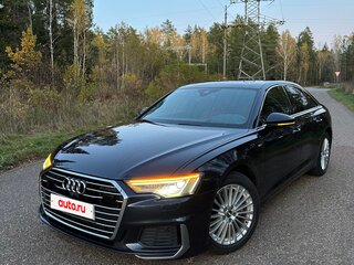2019 Audi A6 40 TDI V (C8), синий, 3370000 рублей, вид 1