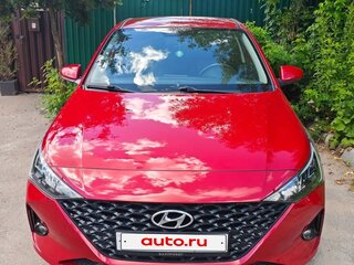 2021 Hyundai Solaris II Рестайлинг, красный, 1650000 рублей, вид 1