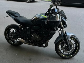 2020 Yamaha MT-07 (FZ-07), серый, 820000 рублей, вид 3