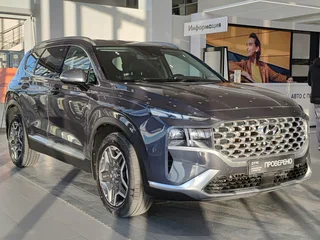 2022 Hyundai Santa Fe IV Рестайлинг, синий, 3469000 рублей, вид 3
