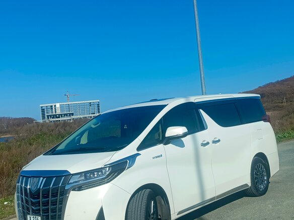 2019 Toyota Alphard III Рестайлинг, белый, 4450000 рублей - вид 2