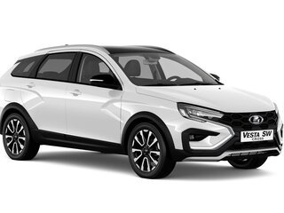 2026 Lada (ВАЗ) Vesta SW Cross I Рестайлинг (NG), белый, 2098000 рублей, вид 1