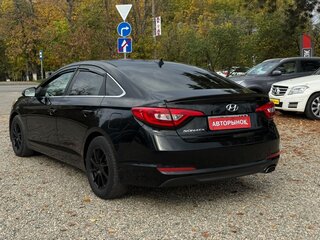 2016 Hyundai Sonata VII (LF), чёрный, 1250000 рублей, вид 4