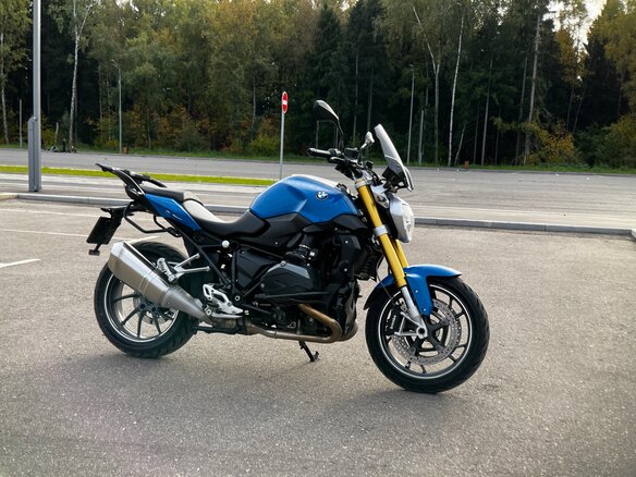 2016 BMW R 1200 R, синий - вид 1