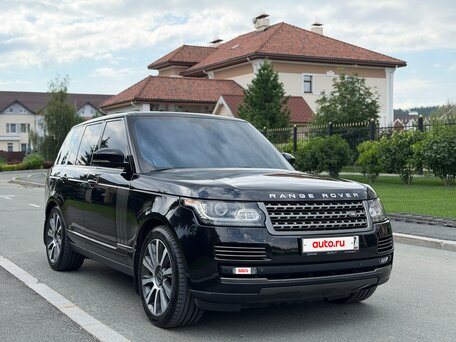 2013 Land Rover Range Rover IV, чёрный, вид 1