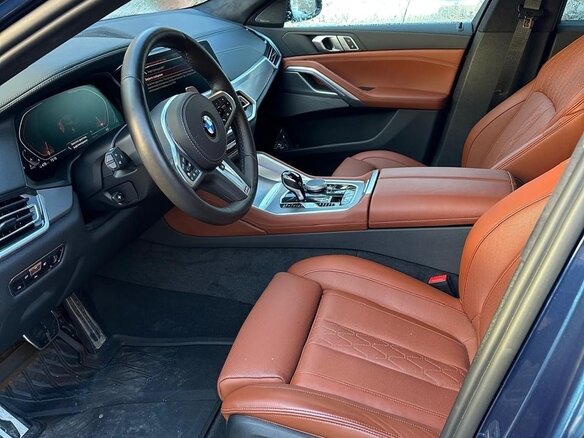 2021 BMW X6 30d III (G06), синий, 10850000 рублей - вид 11