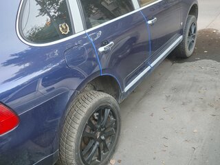 2006 Porsche Cayenne S I (955), синий, 690000 рублей, вид 4