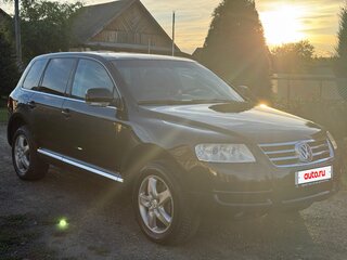 2003 Volkswagen Touareg I, чёрный, 820000 рублей, вид 5