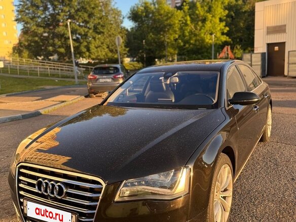 2011 Audi A8 Long III (D4), чёрный, 2600000 рублей
