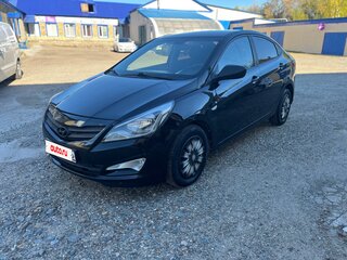 2015 Hyundai Solaris I Рестайлинг, чёрный, 560000 рублей, вид 1