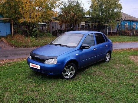 2006 Lada (ВАЗ) Kalina I, синий, 175000 рублей, вид 3