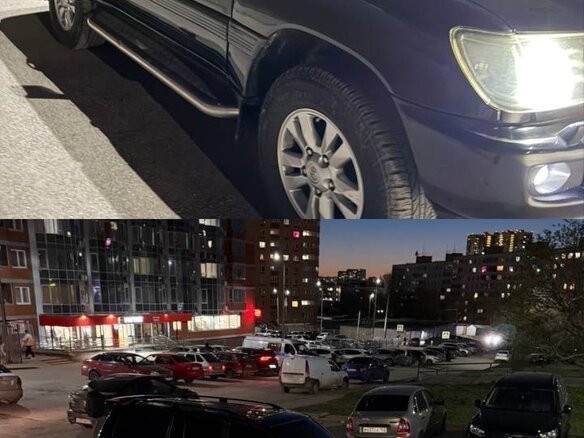 2003 Toyota Land Cruiser 100 Series Рестайлинг 1, чёрный, 1700000 рублей - вид 5