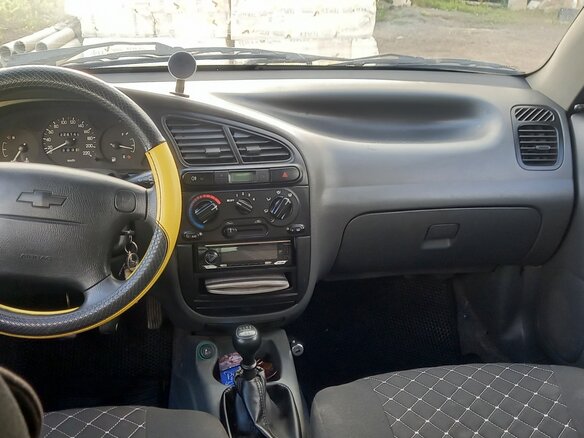 2007 Chevrolet Lanos I, зелёный, 180000 рублей - вид 9