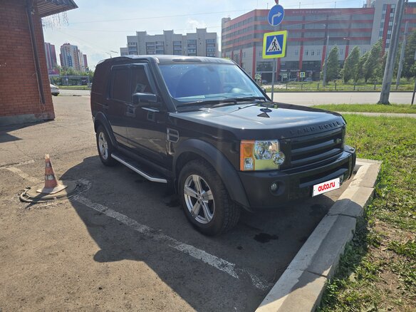 2008 Land Rover Discovery III, чёрный - вид 3