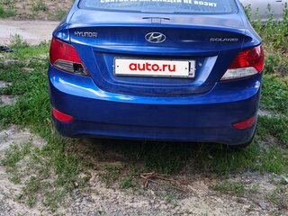 2013 Hyundai Solaris I, синий, 600000 рублей, вид 3