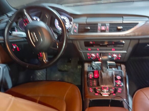 2012 Audi A6 IV (C7), чёрный, 1600000 рублей - вид 10