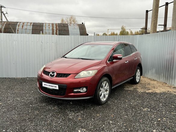 2008 Mazda CX-7 I, красный, 550000 рублей
