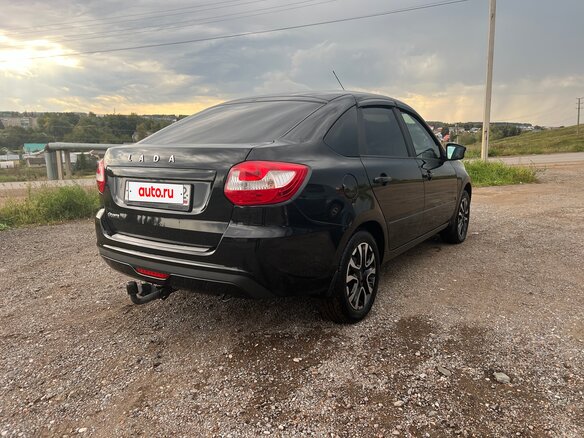 2024 Lada (ВАЗ) Granta I Рестайлинг, чёрный, 850000 рублей - вид 6