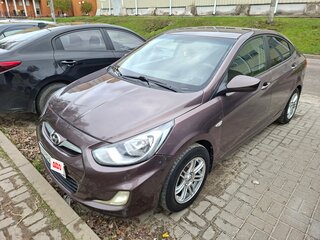 2012 Hyundai Solaris I, фиолетовый, 520000 рублей, вид 1