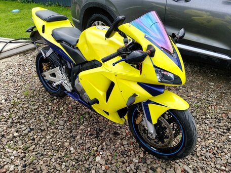 2004 Honda CBR 600RR, жёлтый, 499999 рублей, вид 1
