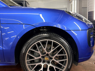 2019 Porsche Macan S I Рестайлинг, синий, 5200000 рублей, вид 4
