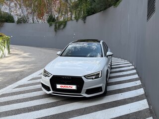 2018 Audi A4 V (B9), белый, 3500000 рублей, вид 2