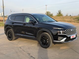 2022 Hyundai Santa Fe IV Рестайлинг, чёрный, 4250000 рублей, вид 4