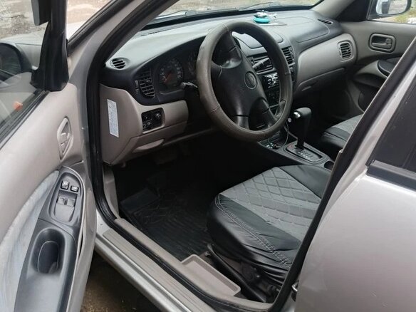2001 Nissan Almera II (N16), серебристый, 450000 рублей - вид 6