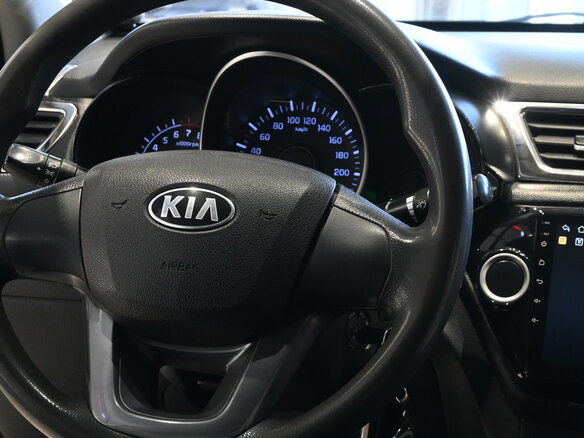 2013 Kia Rio III, голубой, 629000 рублей - вид 9