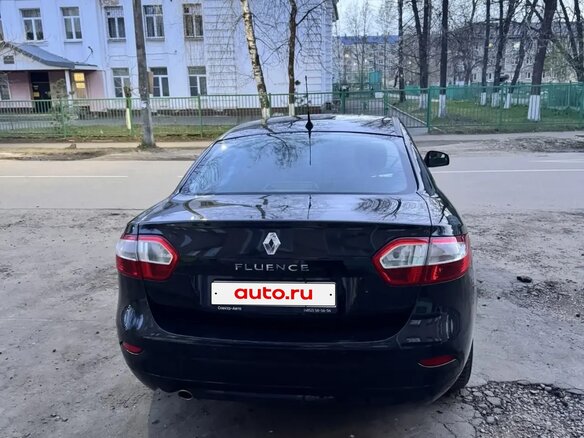 2010 Renault Fluence I, чёрный - вид 2