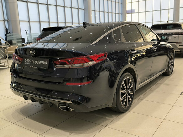2018 Kia Optima IV Рестайлинг, синий, 1899000 рублей - вид 4