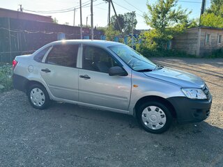 2012 Lada (ВАЗ) Granta I, серебристый, 180000 рублей, вид 4