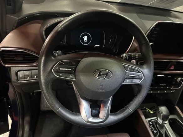 2020 Hyundai Santa Fe IV, синий, 3400000 рублей - вид 12