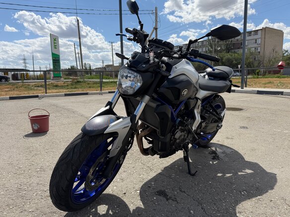 2013 Yamaha MT-07 (FZ-07), синий, 629000 рублей - вид 7