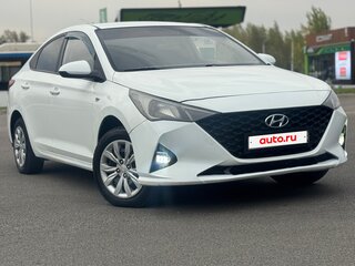 2020 Hyundai Solaris II Рестайлинг, белый, 967000 рублей, вид 5