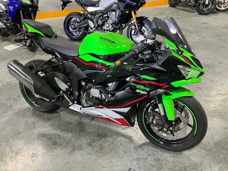 2021 Kawasaki ZX-6 Ninja, зелёный, 1277000 рублей, вид 2